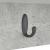 Răcător de paltoane montat pe perete Gri beton 50 x 16 x 26 cm GartenMobel Dekor