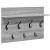Răcător de paltoane montat pe perete sonoma gri 60 x 40 x 12 cm GartenMobel Dekor