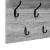 Răcător de paltoane montat pe perete sonoma gri 80 x 40 x 12 cm GartenMobel Dekor