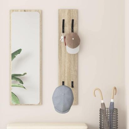 Răcător de paltoane montat pe perete Pe perete Stejar sonoma GartenMobel Dekor