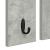 Răcător de paltoane montat pe perete Gri beton 84 x 10 x 80 cm GartenMobel Dekor