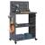 Cărucior pentru unelte cu raft Manual Antracit 65 x 35 x 111 cm GartenMobel Dekor