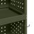 Cărucior pentru unelte cu raft Olivengrønn 65 x 35 x 111 cm GartenMobel Dekor