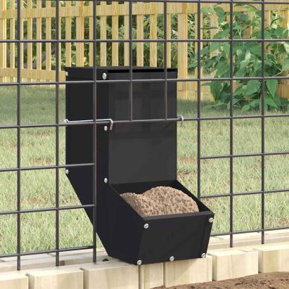 Urmărire pentru iepuri Negru 17.5 x 26 x 28.5 cm GartenMobel Dekor