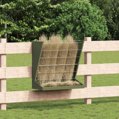 Feeder pentru Fân Verde măsliniu 71 x 33 x 70 cm GartenMobel Dekor