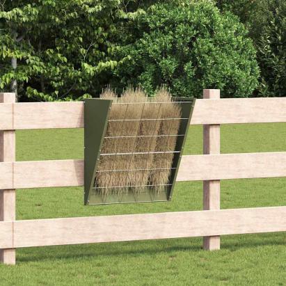 Feeder pentru Fân Suspendat Verde măsliniu 61 x 33 x 66 cm GartenMobel Dekor