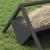 Jgheab pentru hrănirea animalelor Negru 111 x 76 x 38 cm GartenMobel Dekor