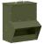 Feeder pentru pui Verde măsliniu 20 x 25 x 35 cm GartenMobel Dekor