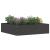 Margine pentru gazon 6 pcs Negru 50 x 50 x 13 cm Oțel GartenMobel Dekor