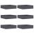 Margine pentru gazon 6 pcs Antracit 50 x 50 x 13 cm Oțel GartenMobel Dekor