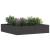 Margine pentru gazon 6 pcs Negru 60 x 60 x 13 cm Oțel GartenMobel Dekor