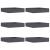 Margine pentru gazon 6 pcs Antracit 60 x 60 x 13 cm Oțel GartenMobel Dekor