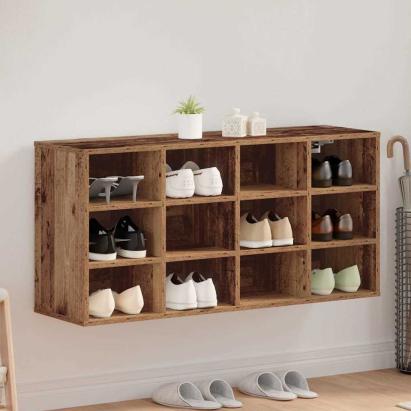 Dulap pentru pantofi Lemn Vechi 103 x 30 x 51 cm Lemn compozit GartenMobel Dekor