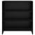 Bufet Negru 70 x 41 x 75 cm Lemn compozit GartenMobel Dekor