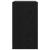 Bufet Negru 70 x 41 x 75 cm Lemn compozit GartenMobel Dekor