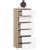 Comoda cu 6 sertare, PAL laminat 16 mm, 40x35x109 cm, stejar sonoma si alb Household NewTrend