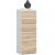 Comoda cu 6 sertare, PAL laminat 16 mm, 40x35x109 cm, alb si stejar sonoma Household NewTrend