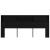 Tablă de pat cu sertar Stejar Negru 220 x 19 x 101,5 cm GartenMobel Dekor
