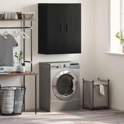 Dulap montat pe perete Stejar negru 69.5 x 34 x 90 cm GartenMobel Dekor