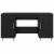 Birou cu raft Stejar negru 140 x 50 x 75 cm Lemn compozit GartenMobel Dekor
