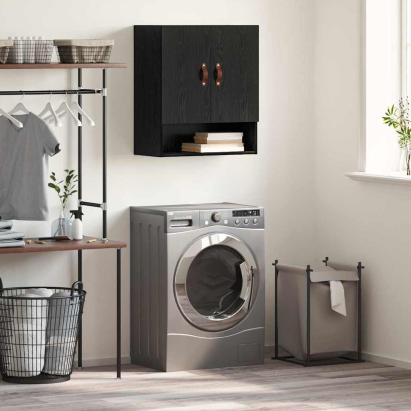 Dulap de perete Stejar negru 60 x 31 x 70 cm Lemn compozit GartenMobel Dekor