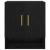 Dulap de perete Stejar negru 60 x 31 x 70 cm Lemn compozit GartenMobel Dekor