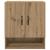 Dulap de perete stejar artizanal 60 x 31 x 70 cm Lemn compozit GartenMobel Dekor