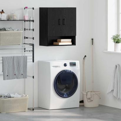 Dulap de perete Stejar negru 60 x 31 x 70 cm Lemn compozit GartenMobel Dekor