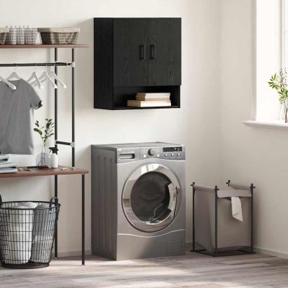 Dulap de perete Stejar negru 60 x 31 x 70 cm Lemn compozit GartenMobel Dekor