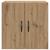 Dulap de perete stejar artizanal 60 x 31 x 60 cm Lemn compozit GartenMobel Dekor