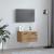Dulap de perete Pe perete stejar artizanal 60 x 36.5 x 35 cm GartenMobel Dekor