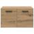 Dulap de perete Pe perete stejar artizanal 60 x 36.5 x 35 cm GartenMobel Dekor