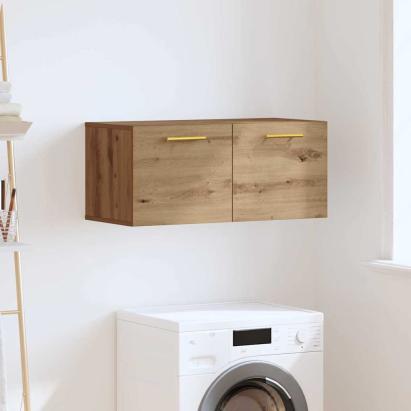 Dulap de perete Pe perete stejar artizanal 80 x 36.5 x 35 cm GartenMobel Dekor