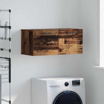 Dulap de perete Lemn vechi 80 x 36.5 x 35 cm Lemn compozit GartenMobel Dekor