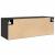 Dulap de perete Stejar negru 100 x 36.5 x 35 cm Lemn compozit GartenMobel Dekor