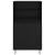 Bufet Negru 60 x 36 x 110 cm Lemn compozit GartenMobel Dekor