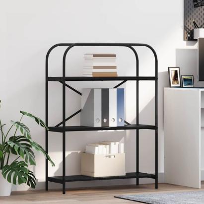 Raft pentru cărți Stejar negru 80 x 30 x 109 cm Lemn compozit GartenMobel Dekor