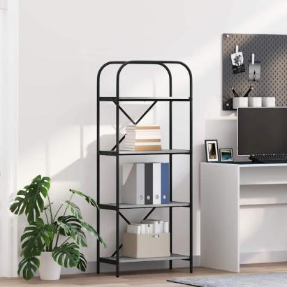 Raft pentru cărți sonoma gri 60 x 30 x 146 cm Lemn compozit GartenMobel Dekor