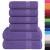 Set prosoape 6 piese violet 360 g/m² 100% bumbac GartenMobel Dekor