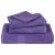 Set prosoape 12 piese violet 360 g/m² 100% bumbac GartenMobel Dekor