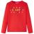 Tricou pentru copii cu mâneci lungi, roșu, 128 GartenMobel Dekor