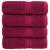Prosoape de baie premium SOLUND, 4 buc., bordeaux, 30x30 cm, 600 g/m² GartenMobel Dekor