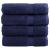 Prosoape de mâini premium SOLUND 4buc bleumarin 50x100cm 600gsm GartenMobel Dekor