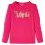 Tricou pentru copii cu mâneci lungi, roz aprins, 116 GartenMobel Dekor