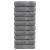Prosoape de baie premium SOLUND 10 buc gri 100x150cm 600gsm GartenMobel Dekor