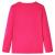 Tricou pentru copii cu mâneci lungi, roz aprins, 128 GartenMobel Dekor