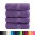 Prosoape oaspeți premium SOLUND 4 buc violet 30x50 cm 600 gsm GartenMobel Dekor