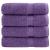 Prosoape de duș premium SOLUND 4 buc. violet 70x140 cm 600 gsm GartenMobel Dekor