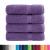 Prosoape de duș premium SOLUND 4 buc. violet 70x140 cm 600 gsm GartenMobel Dekor