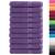 Prosoape de saună premium SOLUND 10 buc. violet 80x200cm 600gsm GartenMobel Dekor